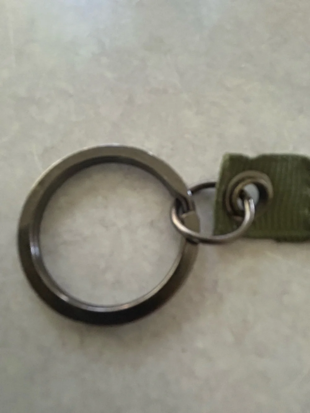 G/FORE Can't Break 80 Key Ring, Olive Green NWOT